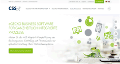 Desktop Screenshot of css.de