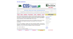 Desktop Screenshot of css.com.pk