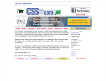 Tablet Screenshot of css.com.pk