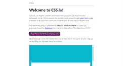 Desktop Screenshot of css.la