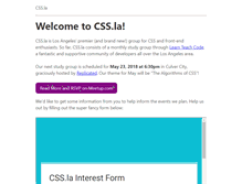 Tablet Screenshot of css.la